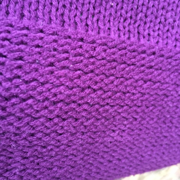 De Rotchild Purple Cowl neck Sweater Size L - Picture 8 of 8